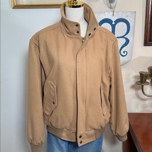 Vintage 80s Members Only Wool Bomber Jacket